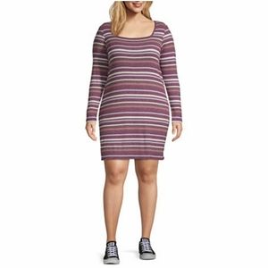 NWT Striped Bodycon Dress Size 1X